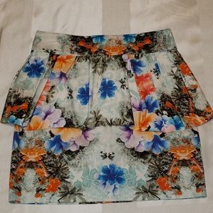 Zara Peplum Skirt NWT